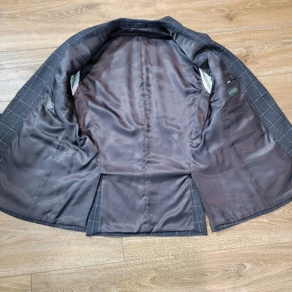 Polo‎ Ralph Lauren Wool Blazer Sport Coat Men's Sz 41R Brown